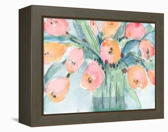 Tulip Bouquet IV-Samuel Dixon-Framed Stretched Canvas