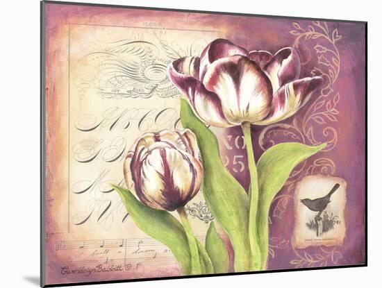 Tulip Collage I-Gwendolyn Babbitt-Mounted Art Print