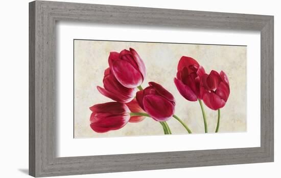 Tulip Concerto-Luca Villa-Framed Art Print