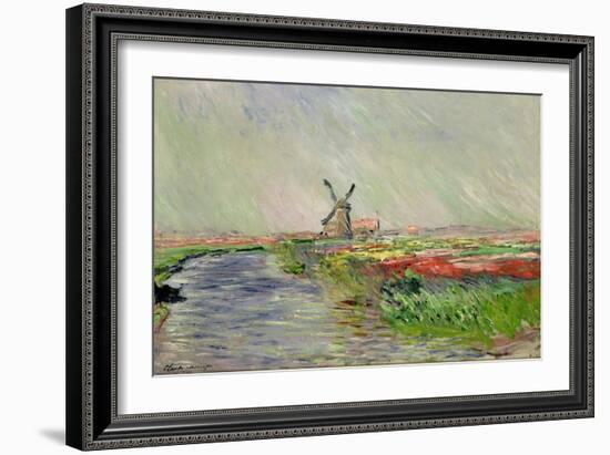 Tulip Field in Holland-Claude Monet-Framed Giclee Print