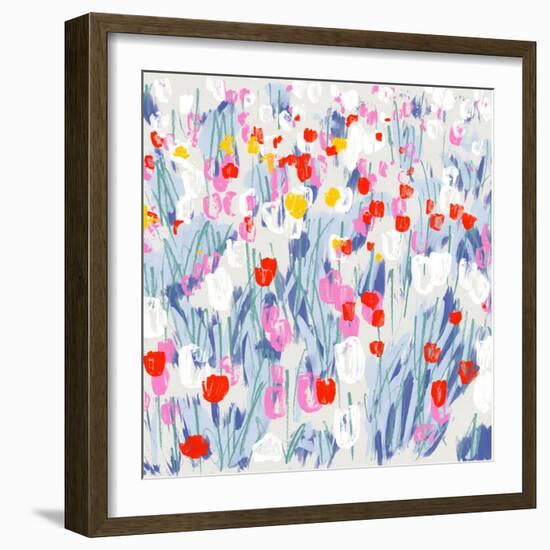 Tulip Field-Jenny Frean-Framed Giclee Print