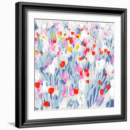 Tulip Field-Jenny Frean-Framed Giclee Print