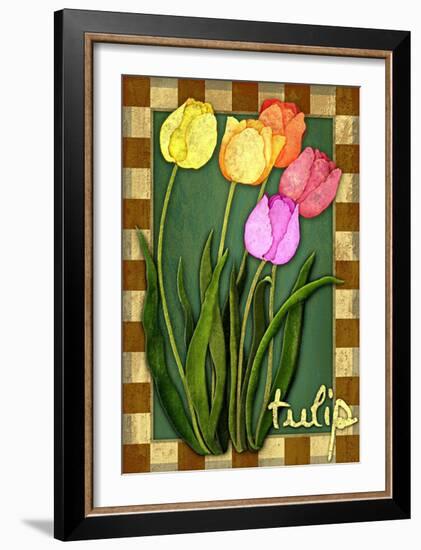 Tulip Flowers-Kate Ward Thacker-Framed Giclee Print