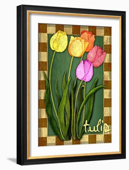 Tulip Flowers-Kate Ward Thacker-Framed Giclee Print