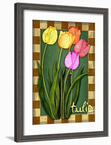 Tulip Flowers-Kate Ward Thacker-Framed Giclee Print