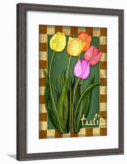 Tulip Flowers-Kate Ward Thacker-Framed Giclee Print