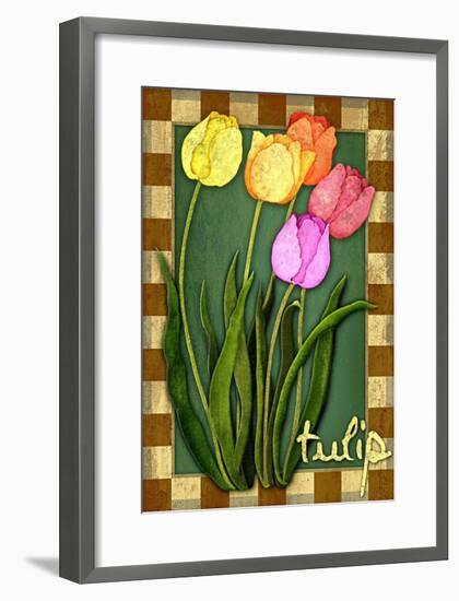 Tulip Flowers-Kate Ward Thacker-Framed Giclee Print