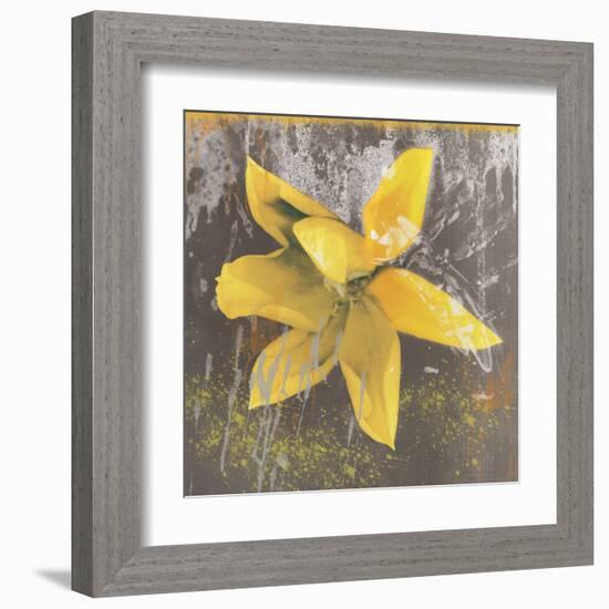 Tulip Fresco (yellow)-Erin Clark-Framed Art Print