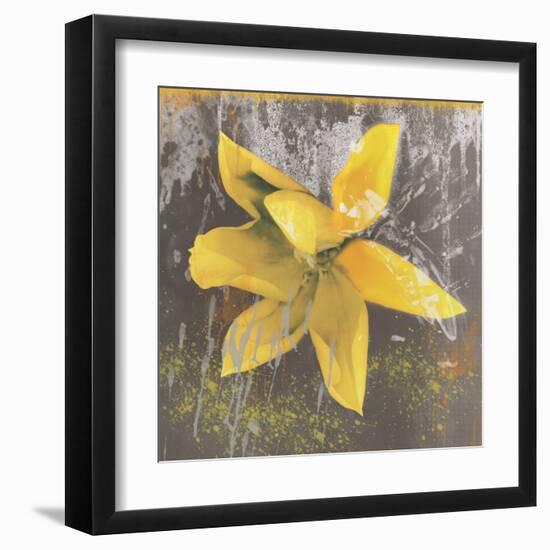 Tulip Fresco (yellow)-Erin Clark-Framed Art Print