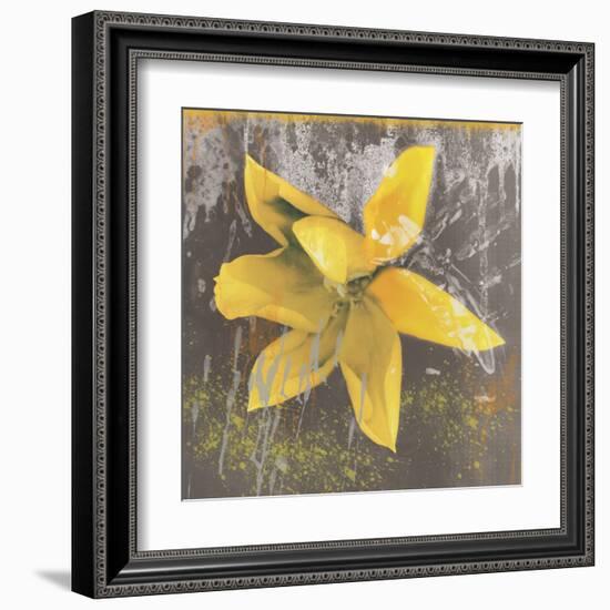 Tulip Fresco (yellow)-Erin Clark-Framed Art Print