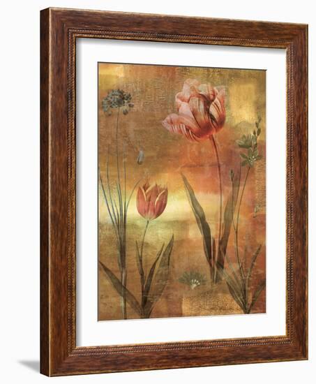 Tulip Garden II-John Seba-Framed Art Print