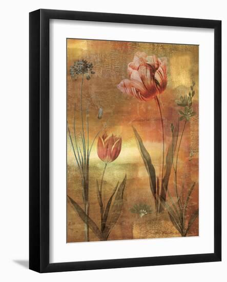 Tulip Garden II-John Seba-Framed Art Print