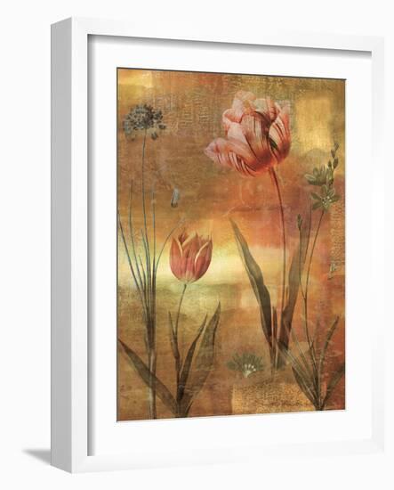 Tulip Garden II-John Seba-Framed Art Print