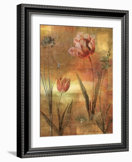 Tulip Garden II-John Seba-Framed Art Print