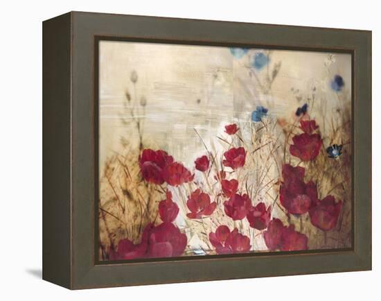 Tulip Garden-Matina Theodosiou-Framed Stretched Canvas