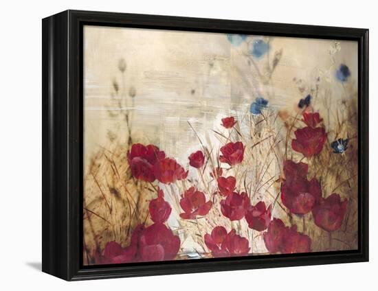 Tulip Garden-Matina Theodosiou-Framed Stretched Canvas