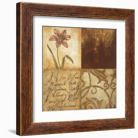 Tulip Manuscripts I-Elizabeth Jardine-Framed Giclee Print