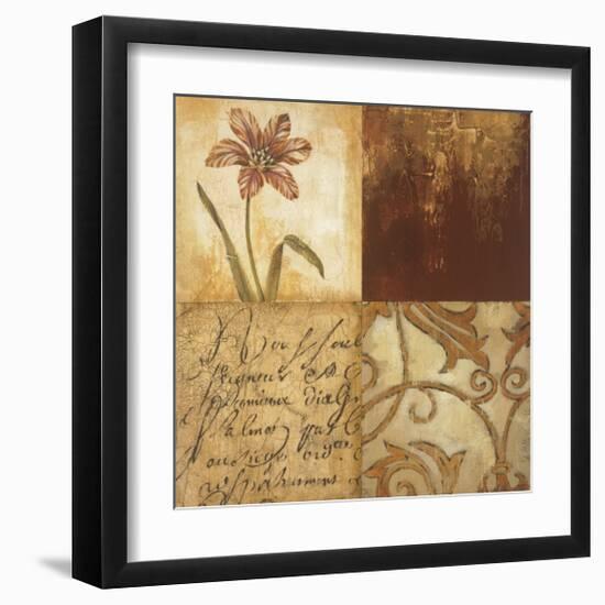 Tulip Manuscripts I-Elizabeth Jardine-Framed Giclee Print