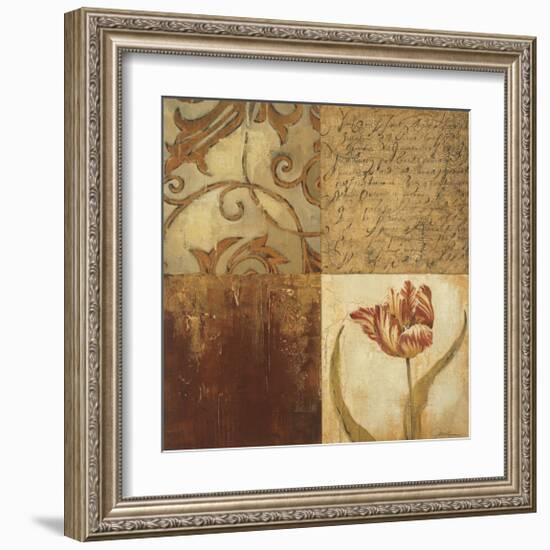 Tulip Manuscripts II-Elizabeth Jardine-Framed Giclee Print