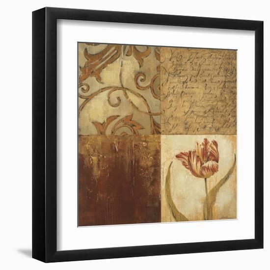 Tulip Manuscripts II-Elizabeth Jardine-Framed Giclee Print