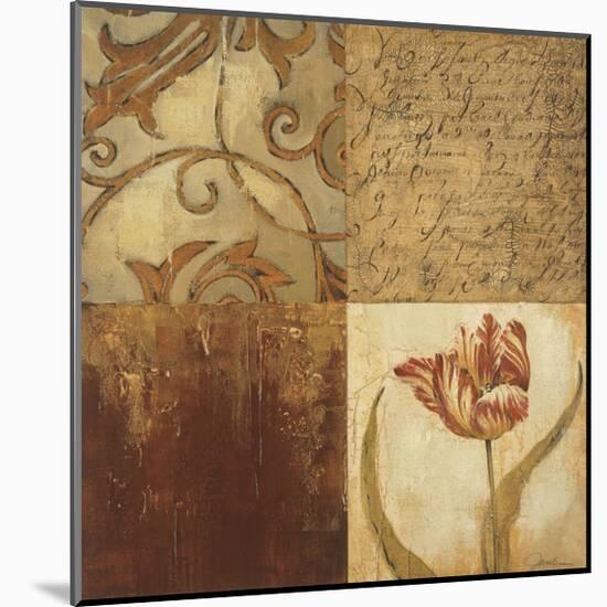 Tulip Manuscripts II-Elizabeth Jardine-Mounted Giclee Print