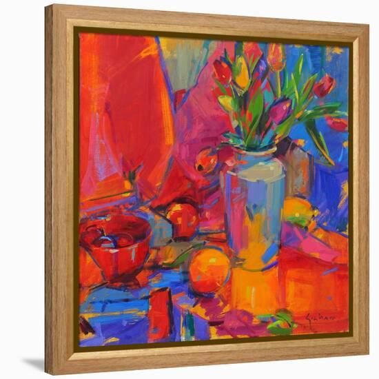 Tulip Odyssey, 2024 (Oil on Canvas)-Peter Graham-Framed Premier Image Canvas