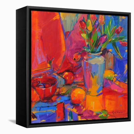 Tulip Odyssey, 2024 (Oil on Canvas)-Peter Graham-Framed Premier Image Canvas