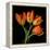 Tulip Orange-Magda Indigo-Framed Premier Image Canvas