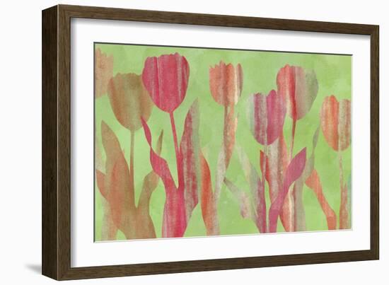 Tulip Shapes III-Cora Niele-Framed Giclee Print