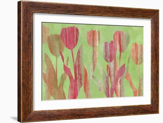 Tulip Shapes III-Cora Niele-Framed Giclee Print