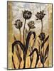 Tulip Silhouette-Erin Lange-Mounted Art Print