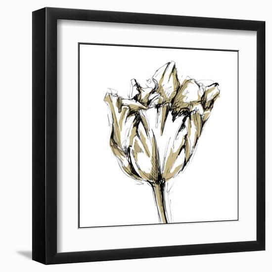 Tulip Sketch I-Ethan Harper-Framed Art Print