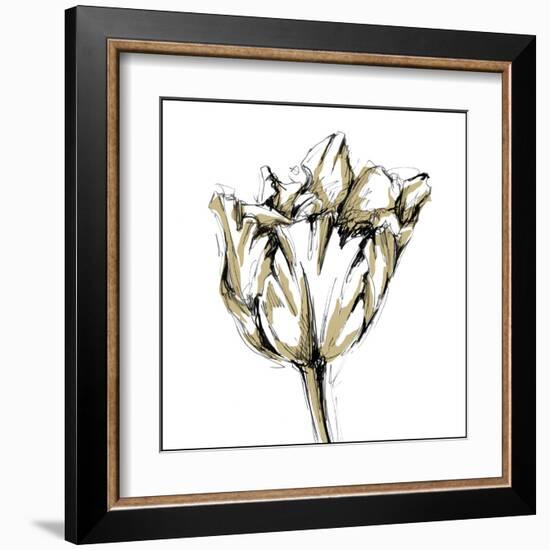 Tulip Sketch I-Ethan Harper-Framed Art Print