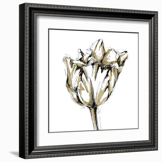 Tulip Sketch I-Ethan Harper-Framed Art Print