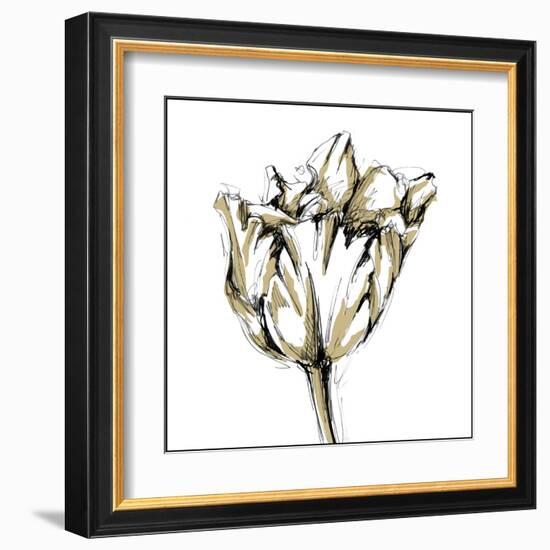 Tulip Sketch I-Ethan Harper-Framed Art Print