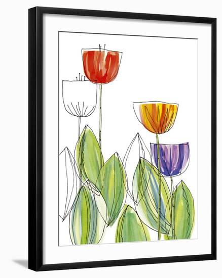 Tulip Skies I-Callie Crosby and Rebecca Daw-Framed Giclee Print