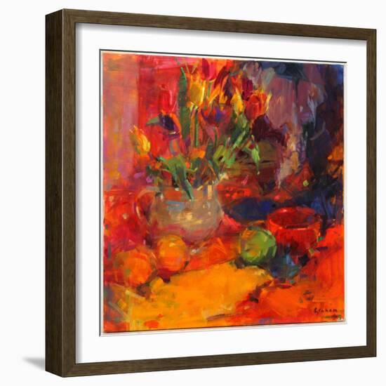 Tulip Table-Peter Graham-Framed Giclee Print