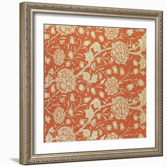 Tulip Wallpaper Design, 1875-William Morris-Framed Premium Giclee Print