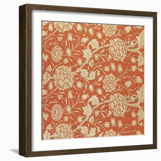 Tulip Wallpaper Design, 1875-William Morris-Framed Premium Giclee Print