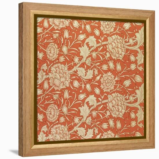 Tulip Wallpaper Design, 1875-William Morris-Framed Premier Image Canvas