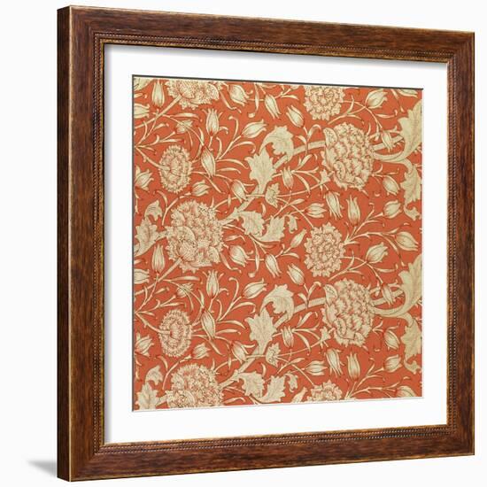 Tulip Wallpaper Design, 1875-William Morris-Framed Giclee Print