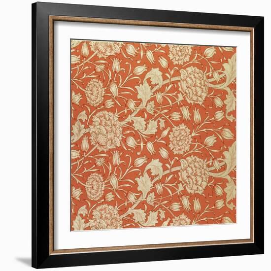 Tulip Wallpaper Design, 1875-William Morris-Framed Giclee Print