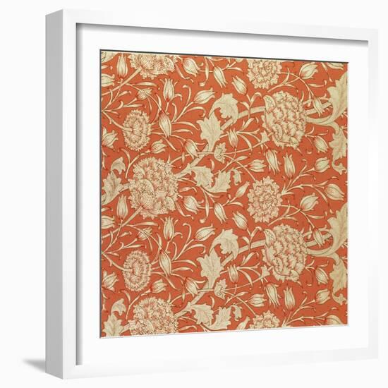 Tulip Wallpaper Design, 1875-William Morris-Framed Giclee Print