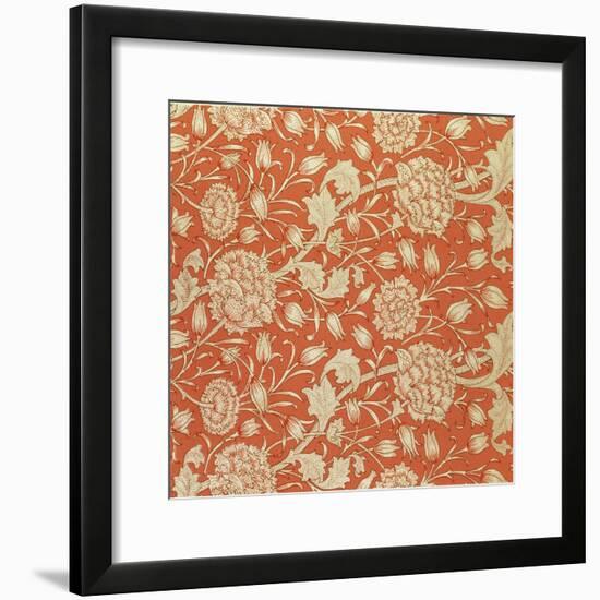 Tulip Wallpaper Design, 1875-William Morris-Framed Giclee Print