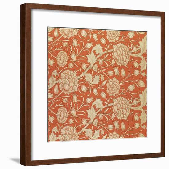 Tulip Wallpaper Design, 1875-William Morris-Framed Giclee Print