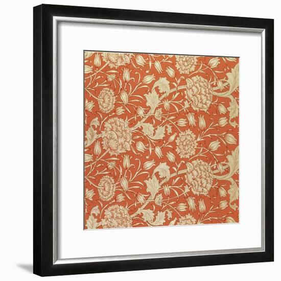 Tulip Wallpaper Design, 1875-William Morris-Framed Giclee Print