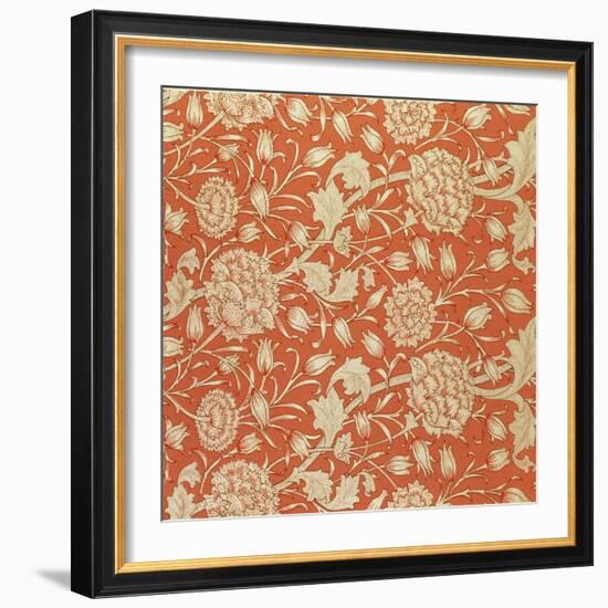 Tulip Wallpaper Design, 1875-William Morris-Framed Giclee Print