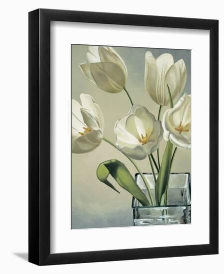 Tulipani in vaso-Eva Barberini-Framed Art Print