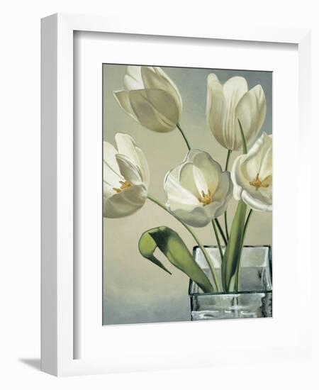 Tulipani in vaso-Eva Barberini-Framed Art Print