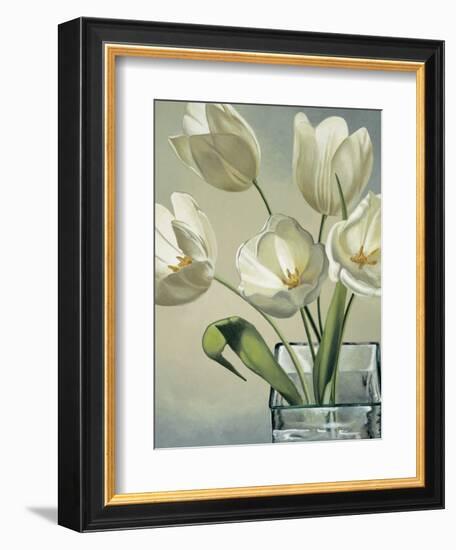 Tulipani in vaso-Eva Barberini-Framed Art Print